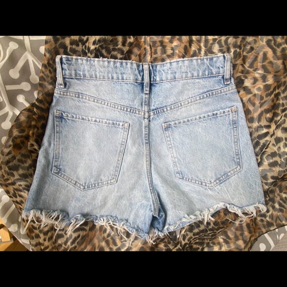 Y2k Jean Shorts Zara Brandy Melville - Picture 2 of 2